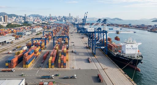 Sea Freight logistics operation